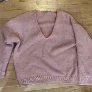 Sezane Light Pink Denisa Sweater